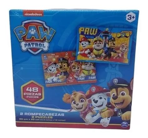 Paw Patrol Rompecabezas 2 Puzzles 48 Piezas