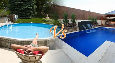 It's 216 inches (18 feet) in diameter and 48 inches deep with. Above Ground Vs Inground Plunge Pools - hipages.com.au