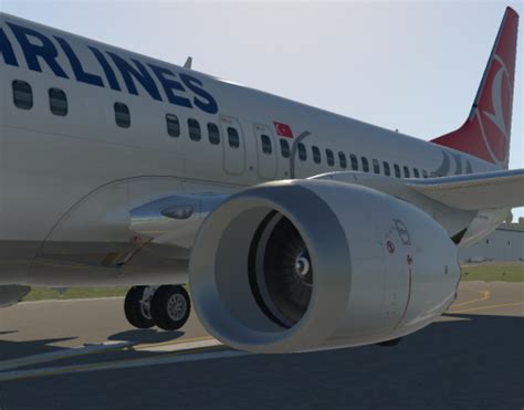 737 800 LEAP CFM Engine For Turkish Airlines Livery Aircraft Skins