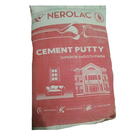 Nerolac Superior Smooth Finish Cement Wall Putty 20 Kg At Rs 620bag