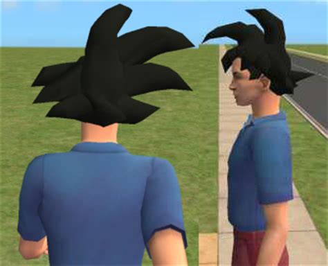 See more ideas about sims 4, sims, sims 4 anime. Mod The Sims - Goku hair mesh