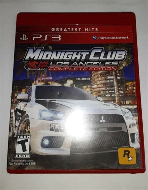 Midnight Club Los Angeles Complete Edition Greatest Hitssony