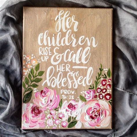 Gifts for Mom // Her Children Rise Up and Call Her Blessed ... Choose from thousands of mom valentine's cards or create your introducing zazzle ideas.