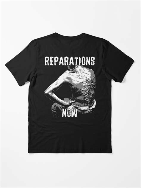 Reparations Now Battered Slave Back Shirt Dark T Shirt For Sale By