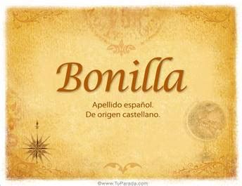 Origen Del Apellido Bonilla Significado De Apellido Bonilla