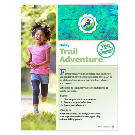 Daisy Trail Adventure Badge Requirements Girl Scout Shop