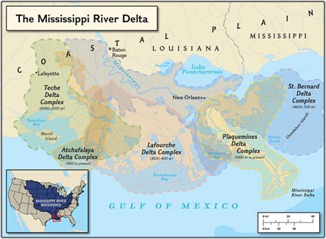Mississippi Delta Formations National Geographic Society