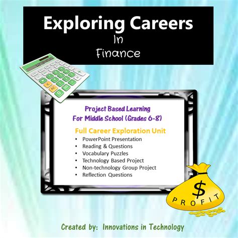 Exploring Careers Finance Career Cluster Classful