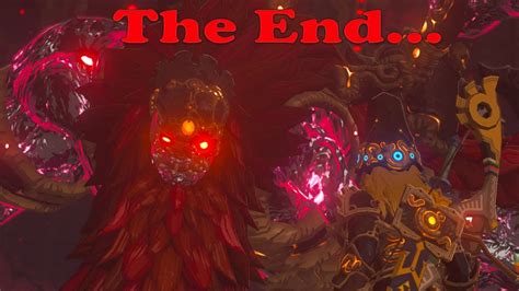 The End Facing Calamity Ganon The Legend Of Zelda Breath Of The