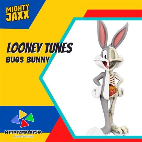 Jason Freenys Mighty Jaxx Xxray Looney Tunes Bugs Bunny 4 Inch Vinyl