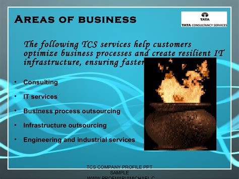 Tcs Company Profile Presentation Sample