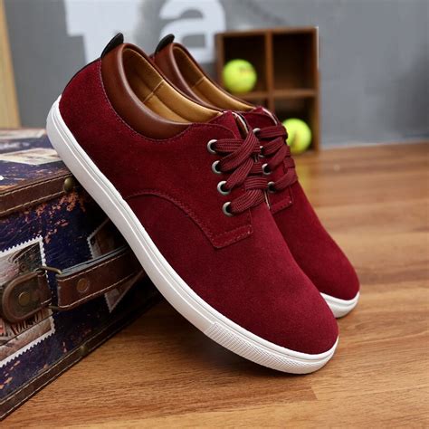 Mens Shoes Suede Fashion Casual Shoes European Style Shawbest