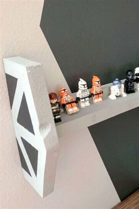 Diy Star Wars Floating Shelf For Kids Room Floating Shelves Floating