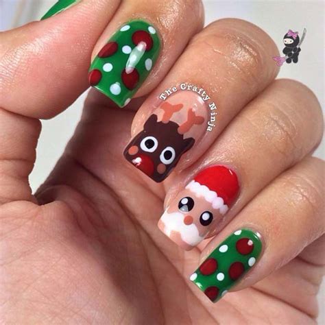 See more ideas about christmas nails, christmas nail designs, nails. 46 Creative Holiday Nail Art Patterns
