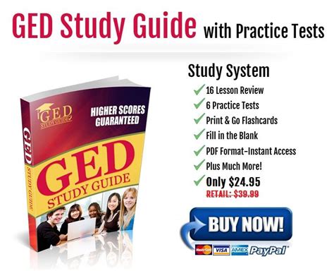 Ged Study Guide Ged Study Study Guide