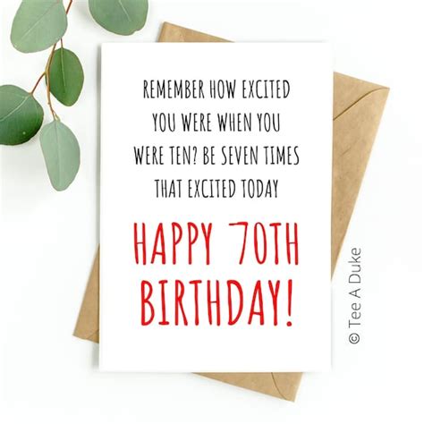 70th Birthday Card You Are Lucky 70th Anniversary Card For Father