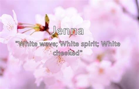 jenna what does the girl name jenna mean name image
