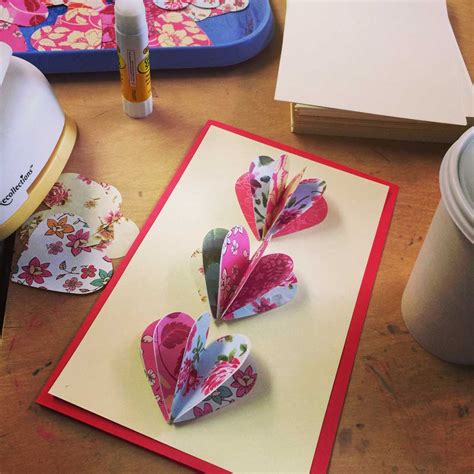 The ideal time to put a card in your children's wallets is in high school—but instead of a. Pop Up Valentine Card · Art Projects for Kids