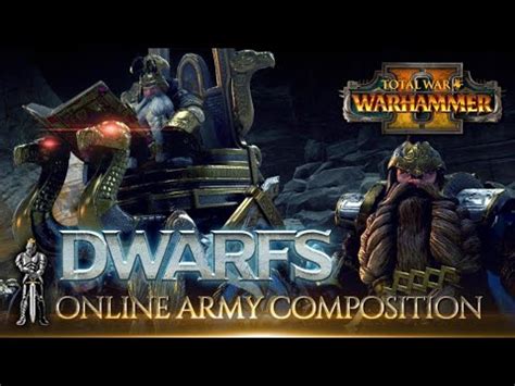 A tutorial guide lesson thing on the campaign in total war: Dwarfs Multiplayer Beginner's Army Composition Guide! Total War Warhammer 2 Battle Tutorial ...