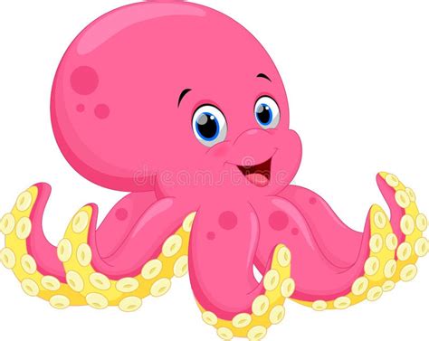 Octopus Cartoon Stock Illustration Illustration Of Clip 24127936