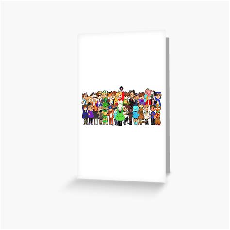 Dream Smp All Members Sticker Greeting Card For Sale By