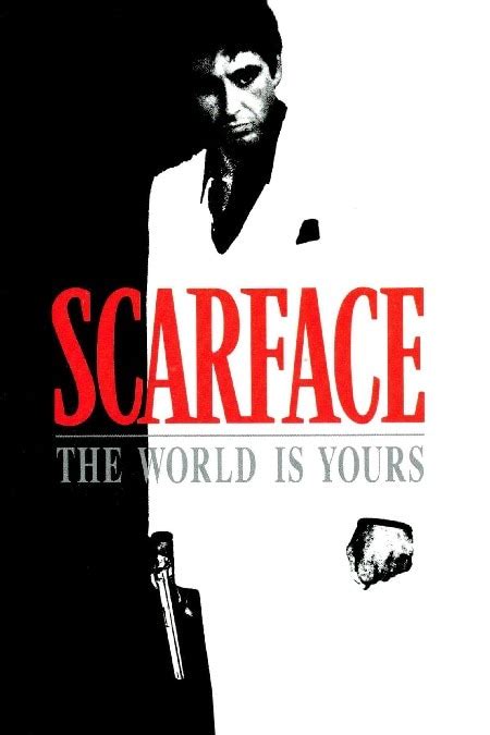 Hot Scarface Al Pacino The World Is Yours Classic Gangster Movie Art