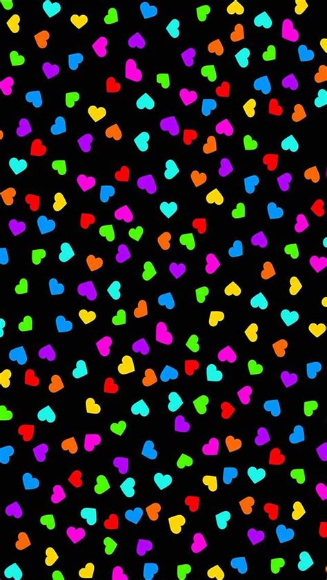 Colorful Heart Wallpapers Wallpaper Cave