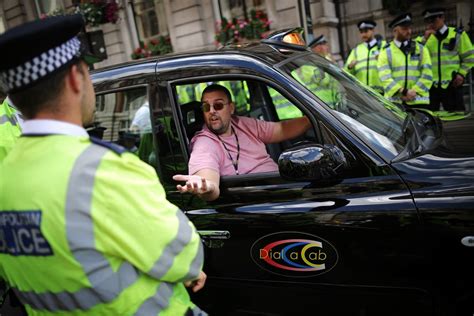 Cabbies Dismiss Uber Pr Stunt But Protest May Have Backfired Cnet