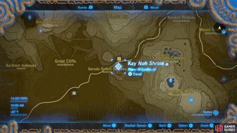 Complete the first sword training. Kay Noh Shrine / Wasteland Region / The Legend of Zelda: Breath of the Wild Strategy Guide ...