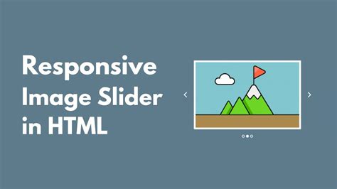 How To Create A Responsive Image Slider In Html Slickjs Youtube