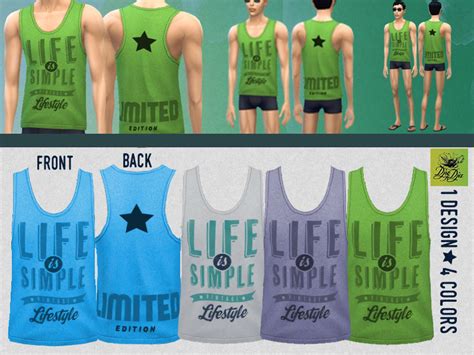 Male Tank Top The Sims 4 Catalog