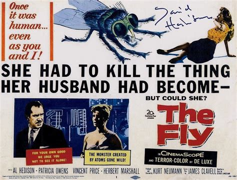 David Hedison The Fly Signed Lobby Cards