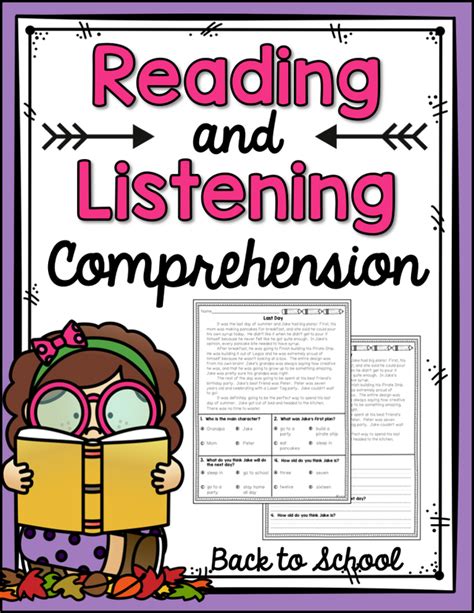 Reading And Listening Comprehension A Teeny Tiny Teacher Bloglovin