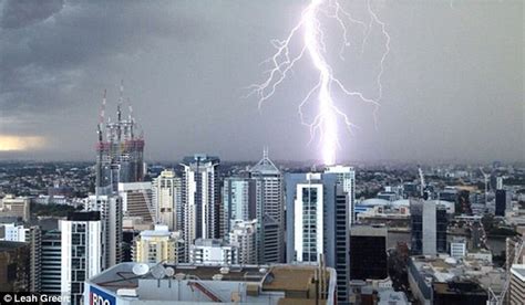 Our urban climate measuring network measures the precipitation in. Brisbane weather sees thunderstorms leave 1000s without power after lightning strikes | Daily ...