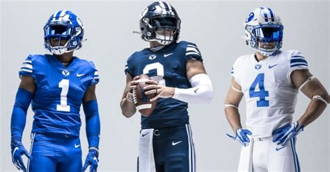 Byu Shows Off New Football Uniforms Adds Ole Miss Series
