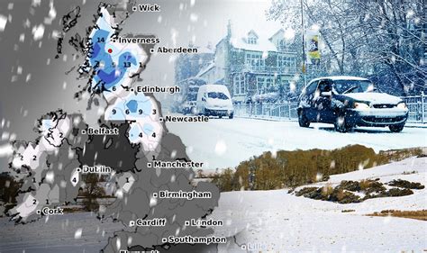 Uk Snow Forecast Snow Chart Turns Blue As Britain Braces For Polar