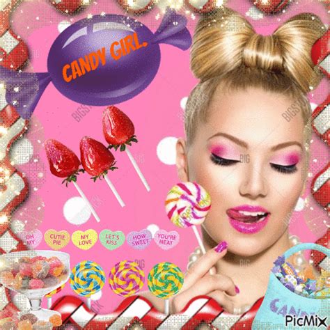 Candy Girl Free Animated  Picmix