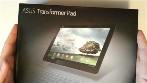 Asus Transformer Pad Tf300t Unboxing And Quick Review Youtube