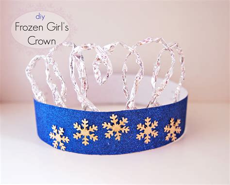 Diy Elsa Frozen Little Girls Crown Ef Zin Creations