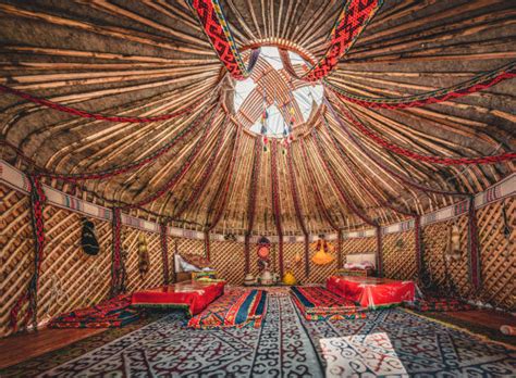 Traditional Mongolian Yurt Interior