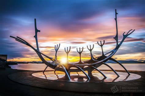 Itap Of A Sunset At The Sun Voyager Reykjavik Ritookapicture