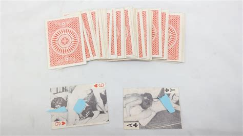 Vintage Nude Sex Playing Cards Deck Black And White Photos 50 Cards Only Ae Ebay