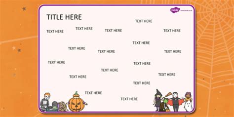 Halloween Themed Editable Word Mat Halloween Word Mat Mat