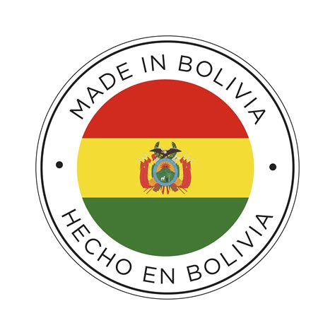 The flag of bolivia is the national flag of the plurinational state of bolivia. Made in Bolivia flag icon. - Download Free Vectors ...
