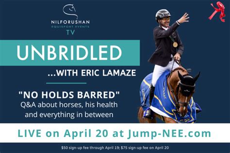 Nee Tvs New Series Unbridled To Feature Eric Lamaze For A Good