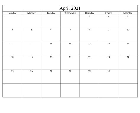 Printable April 2021 Calendar Free Wiki Pages With Holidays Wishes Images