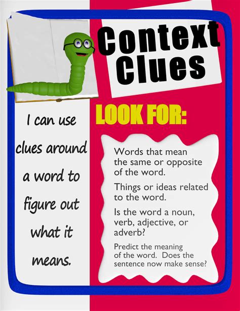 Using Context Clues To Determine Word Meaning World Language Classroom