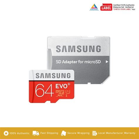 Samsung Evo Plus Microsd Memory Card 64gb Kts Cellular