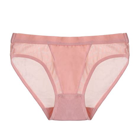 Pack Lot Womens Sexy Sheer See Through Panties Underwear Thong Brief Bottoms EBay