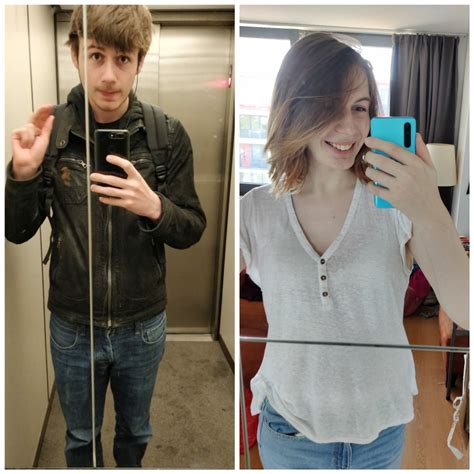 almost a year and 9 months on hrt mtf 2 week pre bottom surgery i m so lucky i couldn t be